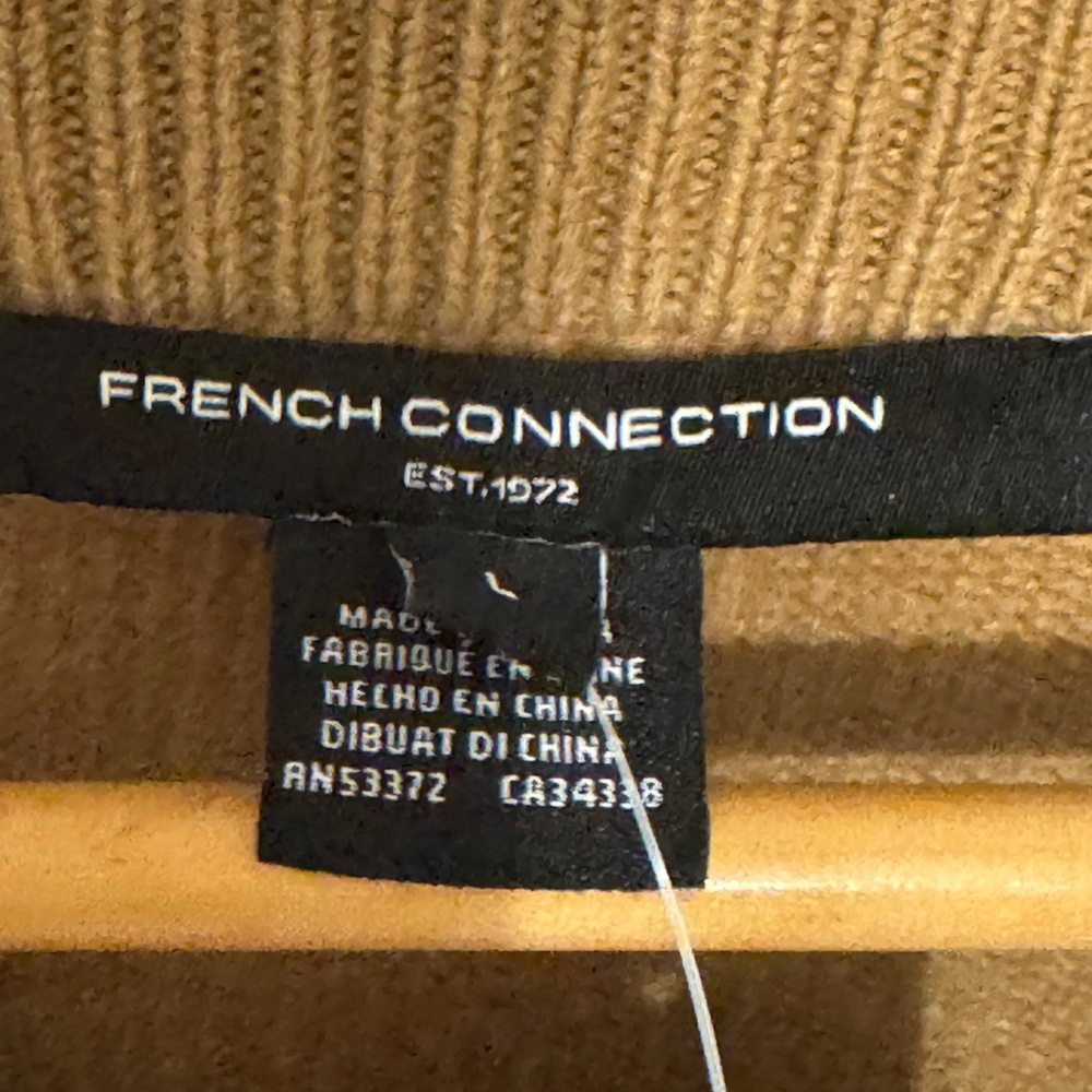 French Connection Textured Tan Sweater - Picture 4 of 6
